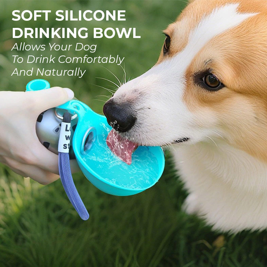 🐕 50% OFF NOW! 💧 2-in-1 Portable Dog Water Bottle – Leak-proof. compact & travel-friendly – Keep your small dog hydrated on walks 🐾
