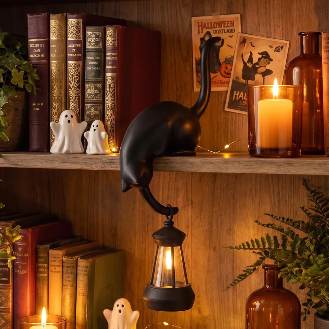 🐈 Niedliche Katzen-Regaldeko mit Haken