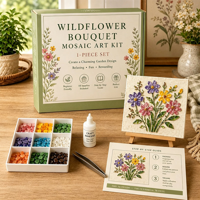 🎨Créez chez vous une mosaïque scintillante ! ✨L'évasion créative idéale. loin des écrans ! 🧘