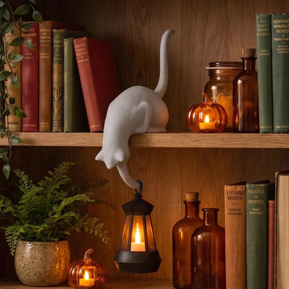 🐈 Niedliche Katzen-Regaldeko mit Haken