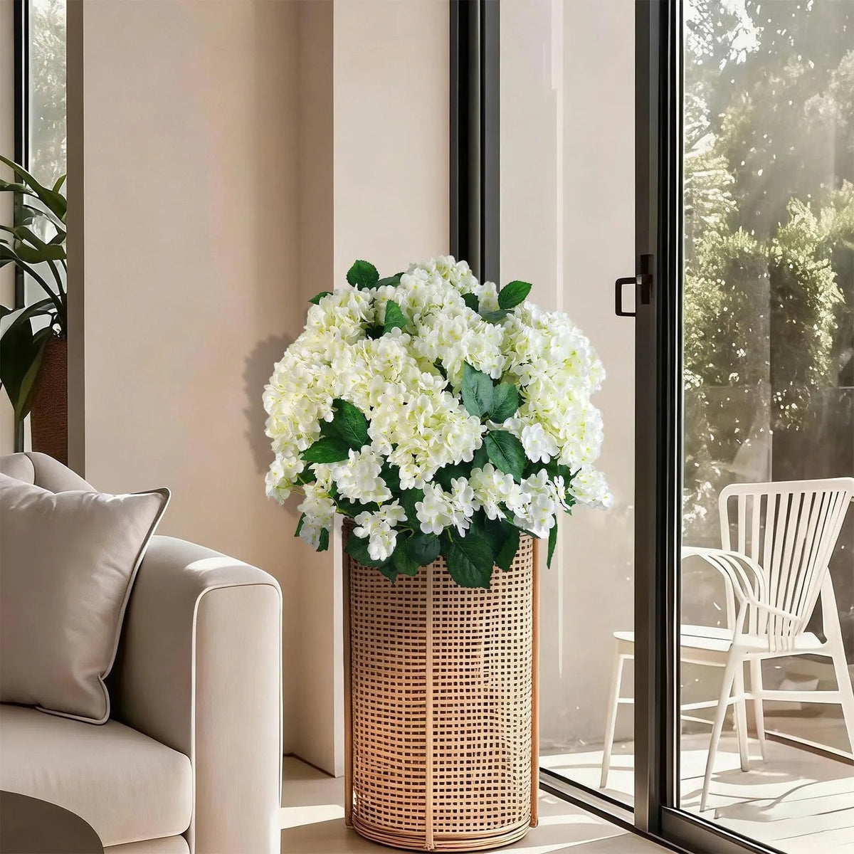 🌼 Kunstige hortensia's voor buiten – UV-bestendig. waterdicht en windbestendig 💐🌸