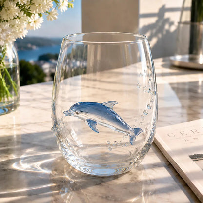 🎉🌊Artisanal Blue Ringed Octopus Glassware