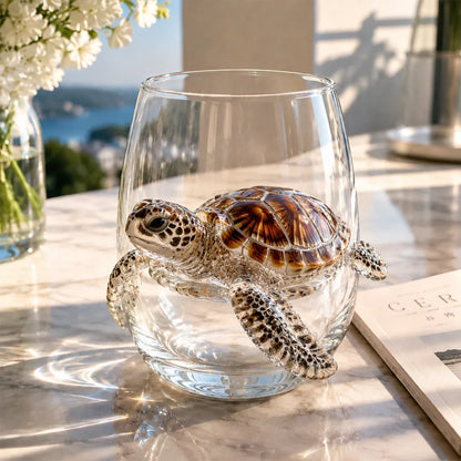 🎉🌊Artisanal Blue Ringed Octopus Glassware