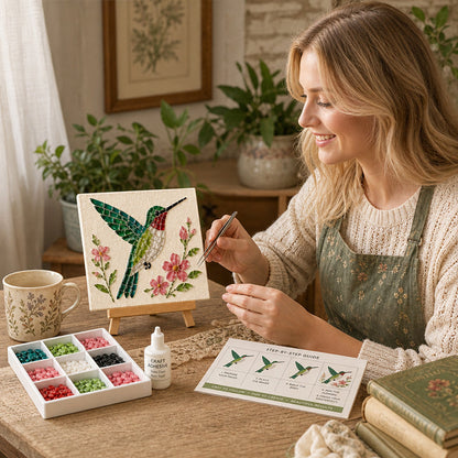🎨Créez chez vous une mosaïque scintillante ! ✨L'évasion créative idéale. loin des écrans ! 🧘