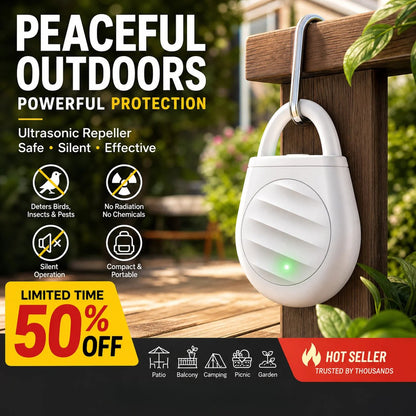 🔥Limited time offer Buy 3 get 2 free！🐦No more trouble from birds. beasts and locusts！Portable Ultrasonic Bird Repellent Keychain