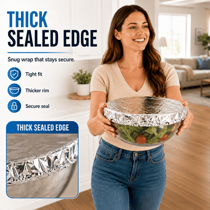 Universal Stretchable Aluminum Food Covers🍽️