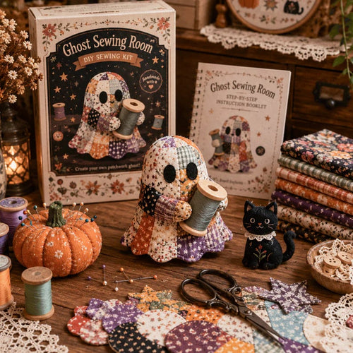 🔥49% Off Last Day - 👻Little Ghost's Cozy Halloween DIY Patchwork Kit