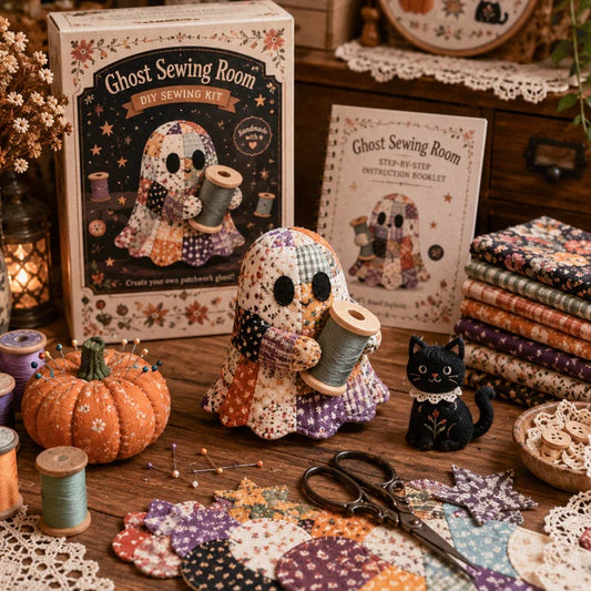 🔥49% Off Last Day - 👻Little Ghost's Cozy Halloween DIY Patchwork Kit