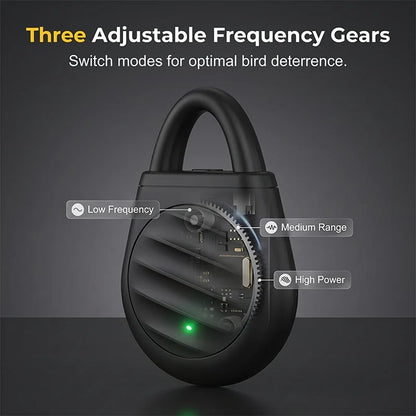 🔥Limited time offer Buy 3 get 2 free！🐦No more trouble from birds. beasts and locusts！Portable Ultrasonic Bird Repellent Keychain