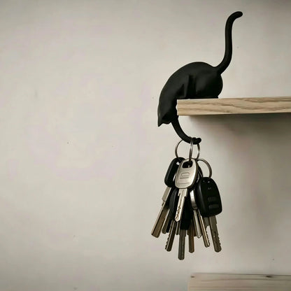 🐈 Niedliche Katzen-Regaldeko mit Haken