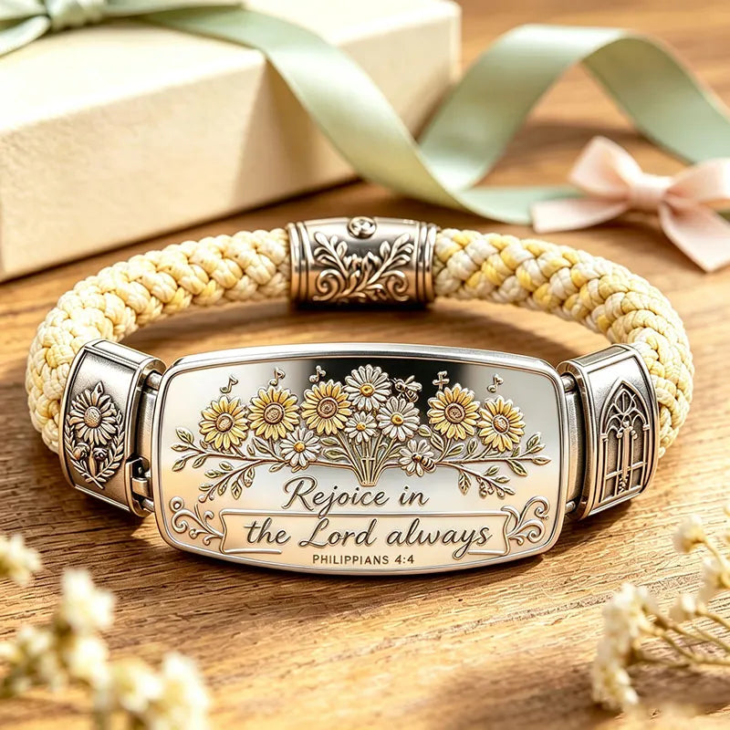 ✝️Faith Over Fear Bracelet – Christian Cross Bracelet Inspired by Isaiah 41:10. Hope. Courage & Divine Strength