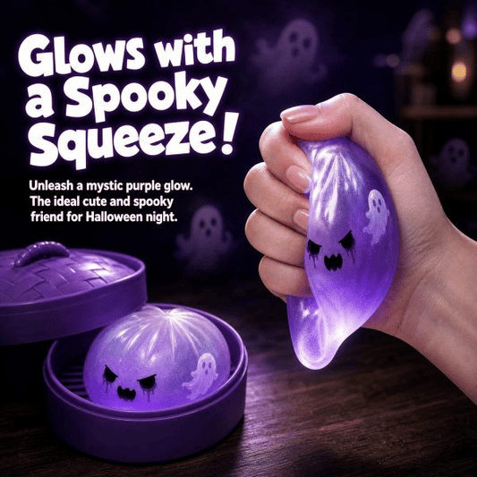 👻Mystery Halloween Ghost Dumpling Squishy💜