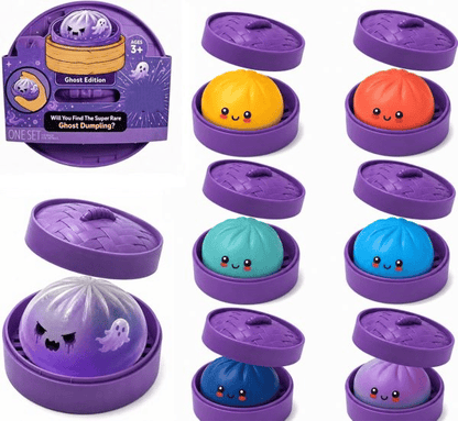👻Mystery Halloween Ghost Dumpling Squishy💜