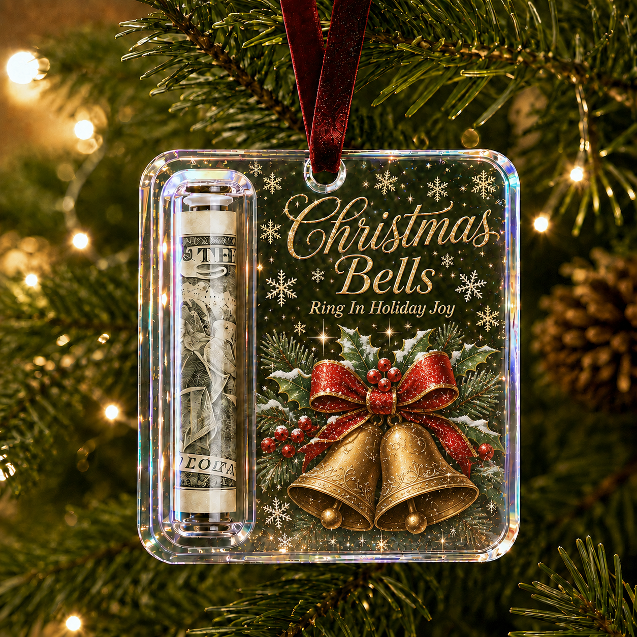 🎄Christmas Cash Gift Ornament- Make Cash Feel Like A Real Christmas Gift💵