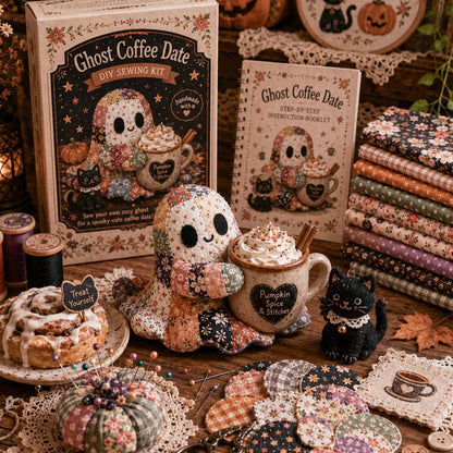 🔥49% Off Last Day - 👻Little Ghost's Cozy Halloween DIY Patchwork Kit