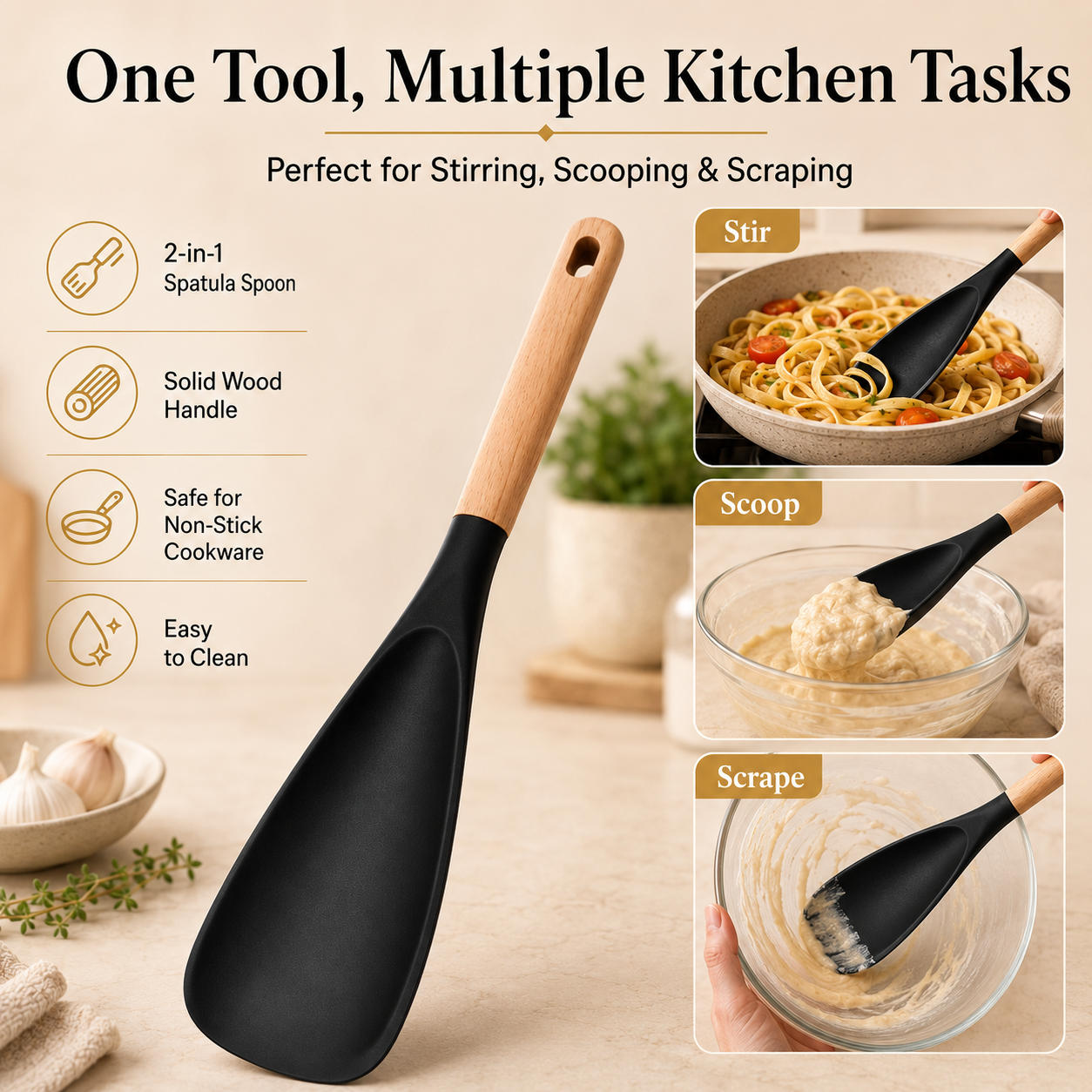 🔥Multifunction Spatula Cooking Spoon