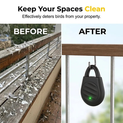 🔥Limited time offer Buy 3 get 2 free！🐦No more trouble from birds. beasts and locusts！Portable Ultrasonic Bird Repellent Keychain