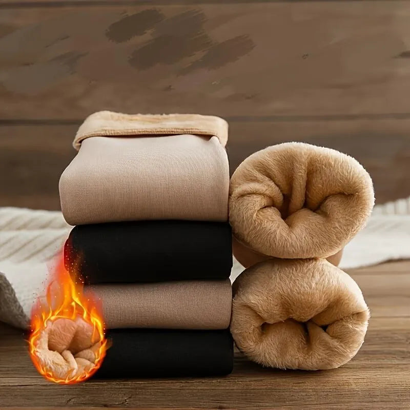 5 pairs of thick fleece-lined. warm.  snow socks