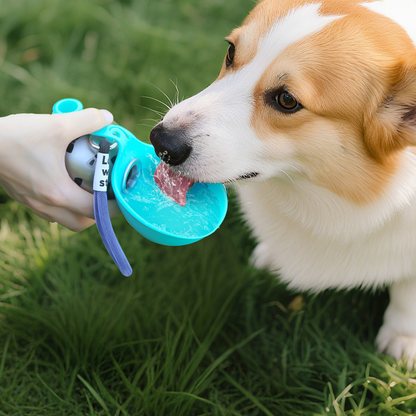 🐕 50% OFF NOW! 💧 2-in-1 Portable Dog Water Bottle – Leak-proof. compact & travel-friendly – Keep your small dog hydrated on walks 🐾