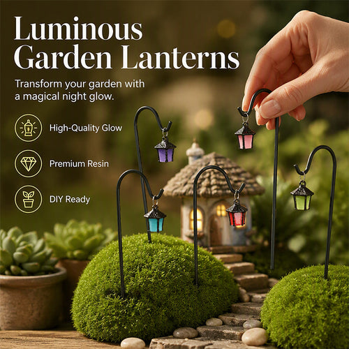 🌿 2026 HOT SALE🥳50K+ SOLD! 💝Glow-in-the-Dark Plant Stakes – 50% OFF! 7 colors. premium resin. sturdy iron hooks – magical garden decor. 🌙