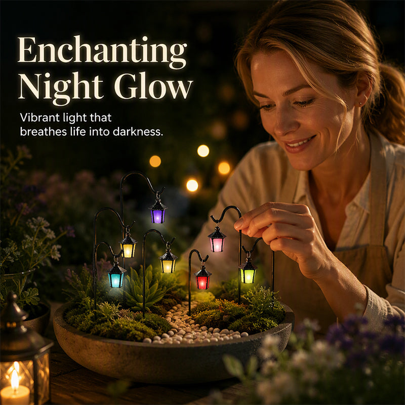 🌿 2026 HOT SALE🥳50K+ SOLD! 💝Glow-in-the-Dark Plant Stakes – 50% OFF! 7 colors. premium resin. sturdy iron hooks – magical garden decor. 🌙