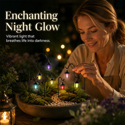 🌿 2026 HOT SALE🥳50K+ SOLD! 💝Glow-in-the-Dark Plant Stakes – 50% OFF! 7 colors. premium resin. sturdy iron hooks – magical garden decor. 🌙